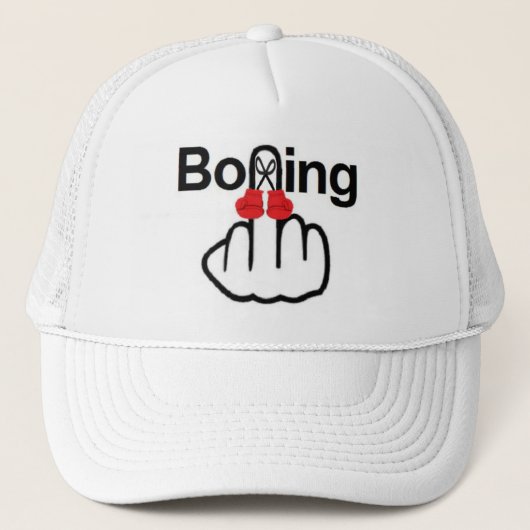 Hat Boxing Gedreht Truckerkappe (Vorderseite)