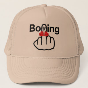 Hat Boxing Gedreht Truckerkappe