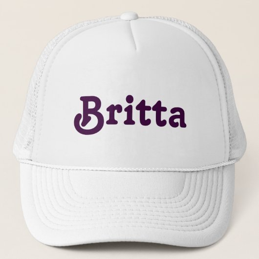 Hat Britta Truckerkappe (Vorderseite)