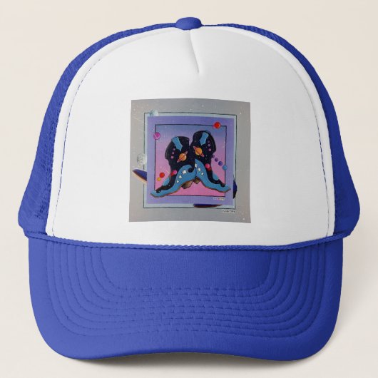 Hat, Cap - Electric Slide Cowboy Boots Truckerkappe (Vorderseite)