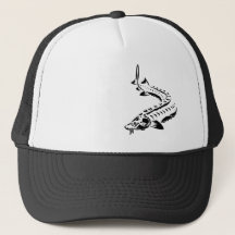 HAT-CAP-TRUCKER HAT-STURGEON-TRIBAL SEE STURGEON