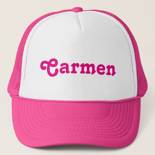 Hat Carmen Truckerkappe (Vorderseite)