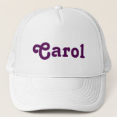 Hat Carol Truckerkappe (Vorderseite)