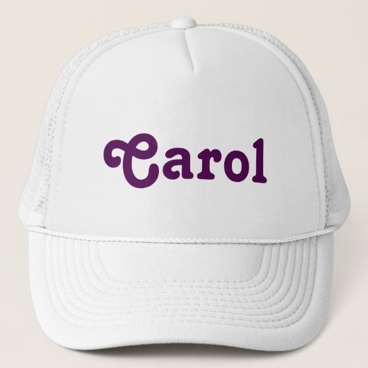 Hat Carol Truckerkappe (Vorderseite)
