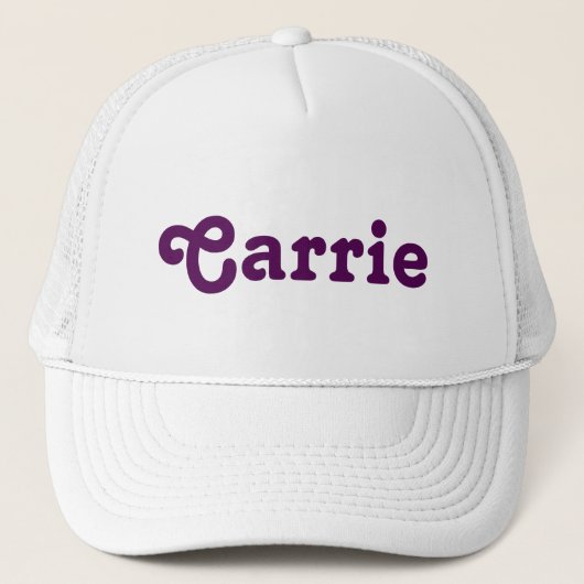 Hat Carrie Truckerkappe (Vorderseite)