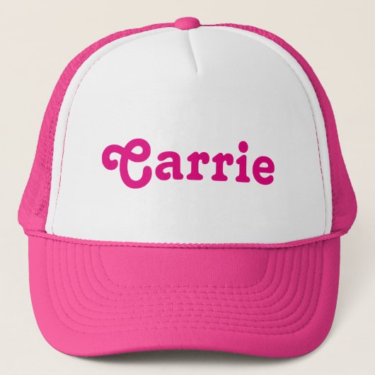 Hat Carrie Truckerkappe (Vorderseite)