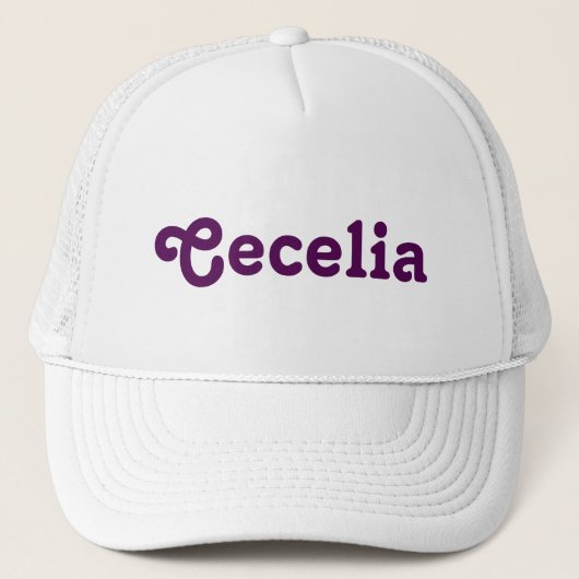 Hat Cecelia Truckerkappe (Vorderseite)