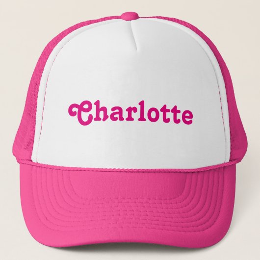 Hat Charlotte Truckerkappe (Vorderseite)