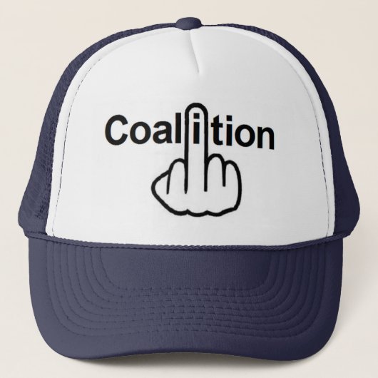 Hat Coalition Drehe Truckerkappe (Vorderseite)