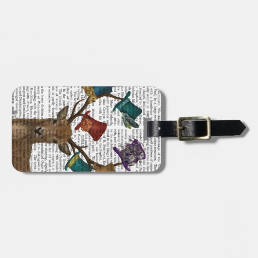 Hat Collector Deer Gepäckanhänger (Vorderseite horizontal)