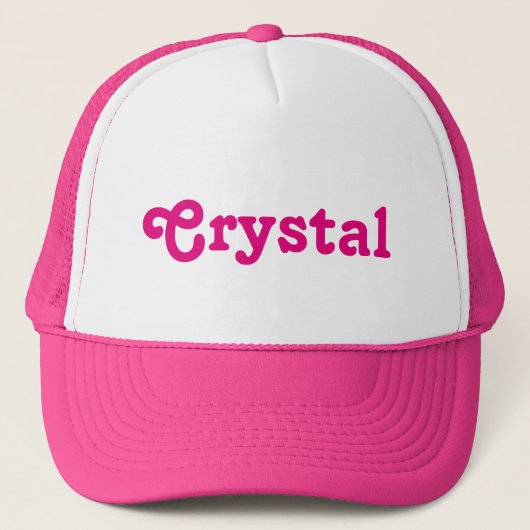 Hat Crystal Truckerkappe (Vorderseite)