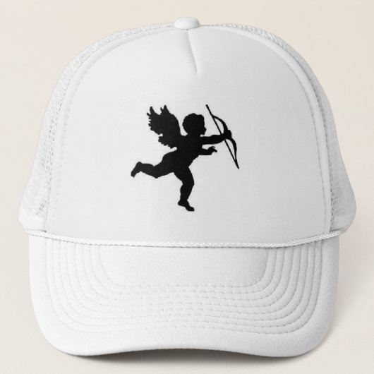 Hat Cupid Black Truckerkappe (Vorderseite)