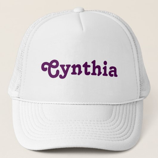 Hat Cynthia Truckerkappe (Vorderseite)