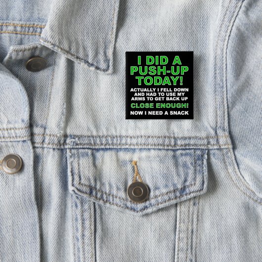 Hat das Button "Funny Button"-Abzeichen hochgetrie (Beispiel)