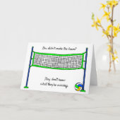 Hat das Volleyball-Team nicht gewonnen? Karte (Gelbe Blume)