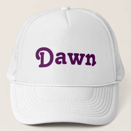 Hat Dawn Truckerkappe (Vorderseite)