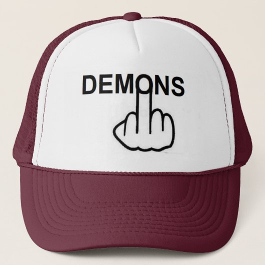 Hat Demons Gedreht Truckerkappe (Vorderseite)