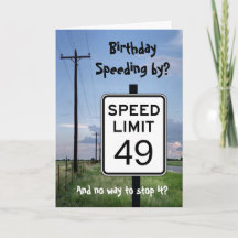 Hat der Geburtstag es eilig? Humorvoller Geburtsta
