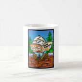 Hat der New Yorker Humpty Dumpty getötet? Cartoon Kaffeetasse (Mittel)
