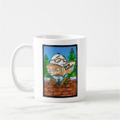 Hat der New Yorker Humpty Dumpty getötet? Cartoon  Kaffeetasse (Links)