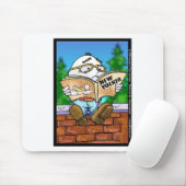 Hat der New Yorker Humpty Dumpty getötet? Cartoon  Mousepad (Mit Mouse)