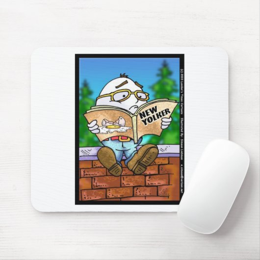 Hat der New Yorker Humpty Dumpty getötet? Cartoon Mousepad (Mit Mouse)
