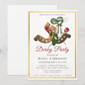Hat Derby Party Invitation Einladung (Vorne/Hinten)
