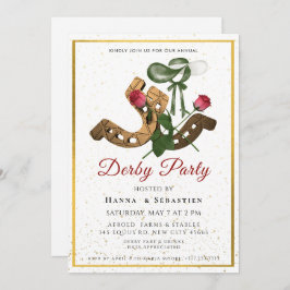 Hat Derby Party Invitation Einladung