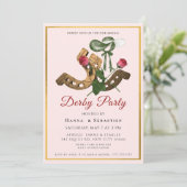 Hat Derby Party Invitation Einladung (Stehend Vorderseite)