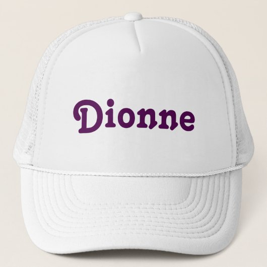 Hat Dionne Truckerkappe (Vorderseite)