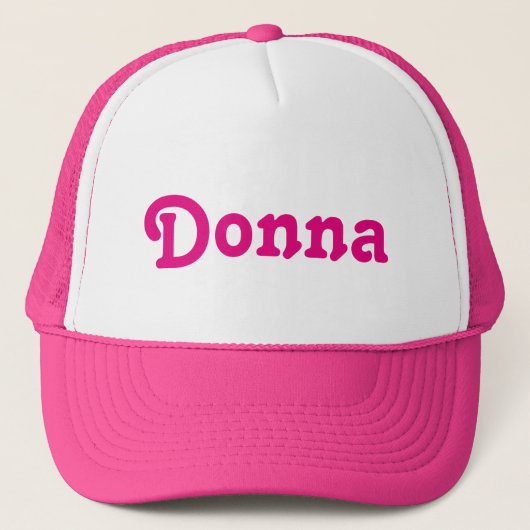 Hat Donna Truckerkappe (Vorderseite)