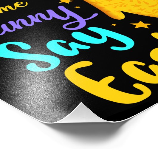 Hat ein paar Sonnenstrahlen zu Ostern gesagt? Fotodruck (Ecke)