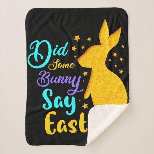 Hat ein paar Sonnenstrahlen zu Ostern gesagt? Sherpadecke (Vorderseite)