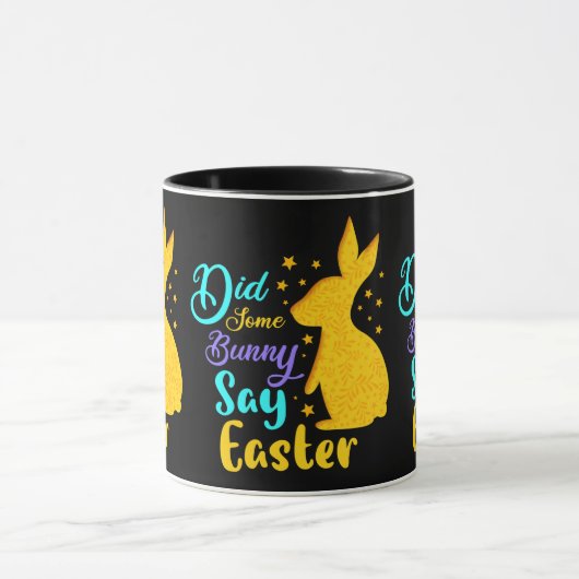 Hat ein paar Sonnenstrahlen zu Ostern gesagt? Tasse (Zentrum)