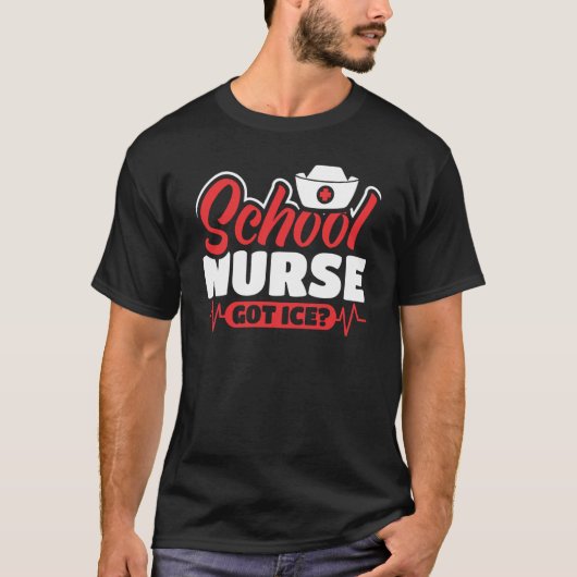 Hat Eis Schulkrankenschwester T-Shirt (Vorderseite)