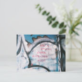 Hat es ein Lächeln? Postkarte (Stehend Vorderseite)