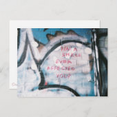 Hat es ein Lächeln? Postkarte (Vorne/Hinten)