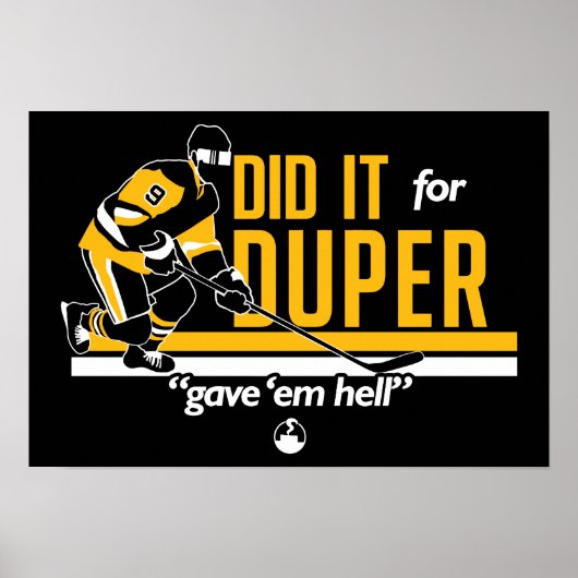 Hat es für Duper-Poster getan? Poster (Vorne)