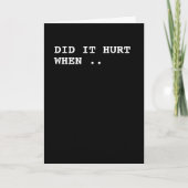 Hat es geschadet, wenn ich dir gesagt habe, es zu  karte (Vorderseite)