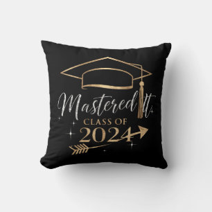 Hat es geschafft Abschlussklasse 2024 Geschenke zu Kissen