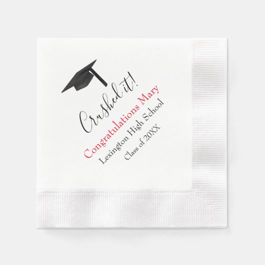 Hat es zerlegt! Papier-Party-Abschluss Serviette (Vorderseite)