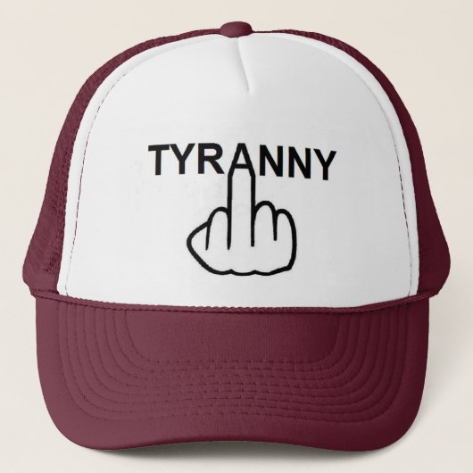 Hat Evil Tyranny Truckerkappe (Vorderseite)