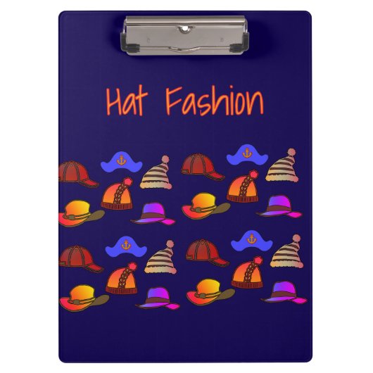 Hat Fashion Klemmbrett (Vorderseite)