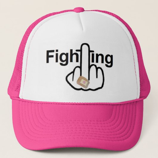 Hat Fighting Gedreht Truckerkappe (Vorderseite)
