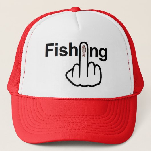 Hat Fishing Dreh Truckerkappe (Vorderseite)