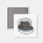 Hat für Leonard 1 Magnet (Vorderseite/Rückseite)