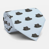 Hat für Leonard (hellgrau) Krawatte (Gerollt)