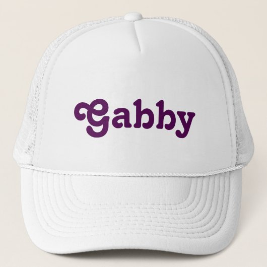 Hat Gabby Truckerkappe (Vorderseite)