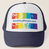 Hat- Gay Theme Template Truckerkappe (Vorderseite)