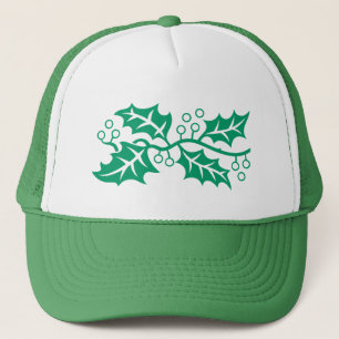 Hat - Green Holly Truckerkappe